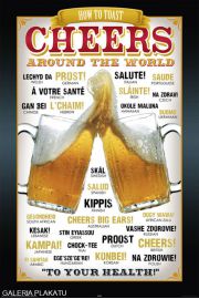 Piwo - Na Zdrowie w Rnych Jzykach - plakat
