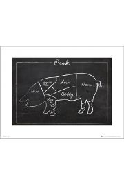 Pork Chalk - plakat premium 40x30 cm