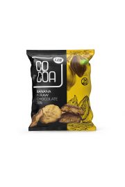 Cocoa Banany w surowej czekoladzie 70 g Bio