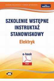 eBook Szkolenie wstpne Instrukta stanowiskowy Elektryk pdf