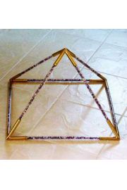 Piramida szkieletowa 30cm ametystowa
