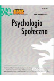 ePrasa Psychologia Spoeczna nr 4(27)/2013