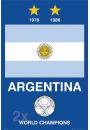 Argentyna Mistrzowie wiata - Pika Nona - plakat
