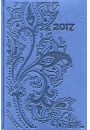 Kalendarz ksikowy tygodniowy notatnikowy Zgaszony niebieski 2017