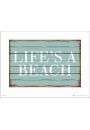 Life is a beach - plakat premium 40x30 cm