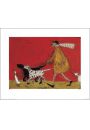Sam Toft Doris z psami - plakat premium 50x40 cm