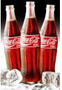 Coca-Cola - Butelki w Lodzie - plakat 61x91,5 cm