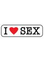 Kocham Sex - I Love Sex - plakat