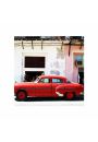 Havana Cuba - cadillac - plakat premium 40x40 cm