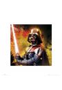 Gwiezdne Wojny Star Wars vader splatter - plakat premium 40x40 cm