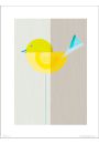 Yellow Bird - plakat premium 30x40 cm