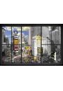 Nowy Jork Widok z okna - plakat 91,5x61 cm