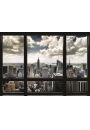 Nowy Jork Widok z Okna - plakat 140x100 cm