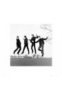 The Beatles jump - plakat premium 40x40 cm