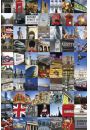 Londyn collage - plakat