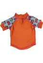 Koszulka do pywania upf50+, blue/orange campervan - rozmiar xl