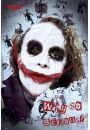 Batman Mroczny Rycerz Joker smile - plakat