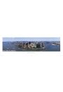 Nowy Jork - Manhattan z lotu Ptaka - plakat 158x53 cm