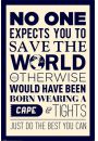 Save The World - plakat motywacyjny 61x91,5 cm