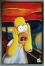 The Simpsons - Krzyk Munch - Simpsonowie - plakat 61x91,5 cm