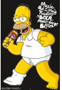 The Simpsons - Homer music - plakat