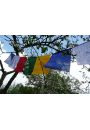 Tybetaskie flagi modlitewne - 16x21cm/170cm