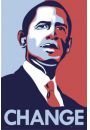 Barack Obama - Zmiany - plakat