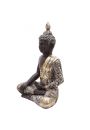 Metaliczna figurka z tajskim budd siedzcym po turecku