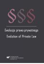 eBook Ewolucja prawa prywatnego pdf