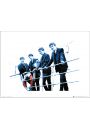 The Beatles Blue - plakat premium 40x30 cm