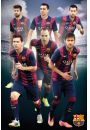 FC Barcelona Gwiazdy Klubu 2014/2015 - plakat