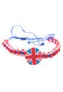 Skrcane bransoletki w kolorach brytyjskiej flagi- 96 sztuk na o