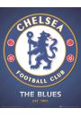Chelsea Londyn - godo klubu - plakat