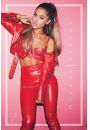 Ariana Grande W czerwieni - plakat 61x91,5 cm