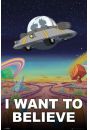 Rick and Morty I Want To Believe - plakat 61x91,5 cm