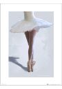 Balerina Legs - plakat premium 30x40 cm