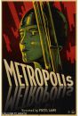 Metropolis Fritz Lang - retro plakat