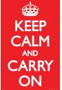 Keep Calm and Carry On - plakat