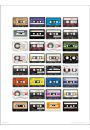 Cassette Tapes - plakat premium 30x40 cm