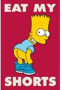 The Simpsons Eat My Shorts - plakat