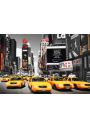 Nowy Jork Times Square Taxi Day - plakat