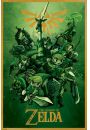 The Legend Of Zelda Link - plakat