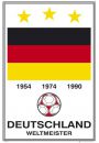 Niemcy Mistrzowie wiata - Pika Nona - plakat