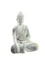Figurka Tajskiego Buddy z kremowym poyskiem - Uziemienie