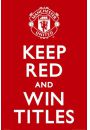 Manchester United Keep Red and Win Titles - plakat