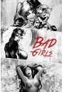 DC Comics Bad Girls Black and White - plakat