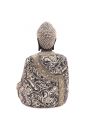 Metaliczna figurka z siedzcym tajskim budd