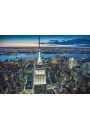 Nowy Jork Empire State Building noc Jason Hawkes - plakat 91,5x61 cm