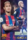 FC Barcelona Neymar Kola - plakat 61x91,5 cm