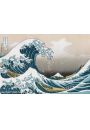 Great Wave off Kanagawa - Hokusai - Gra Fudi Japonia - plakat